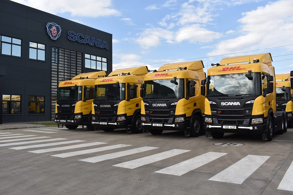 DHL, Scania Deploys 25 New Euro 5 Biodiesel Powered Trucks in Kenya