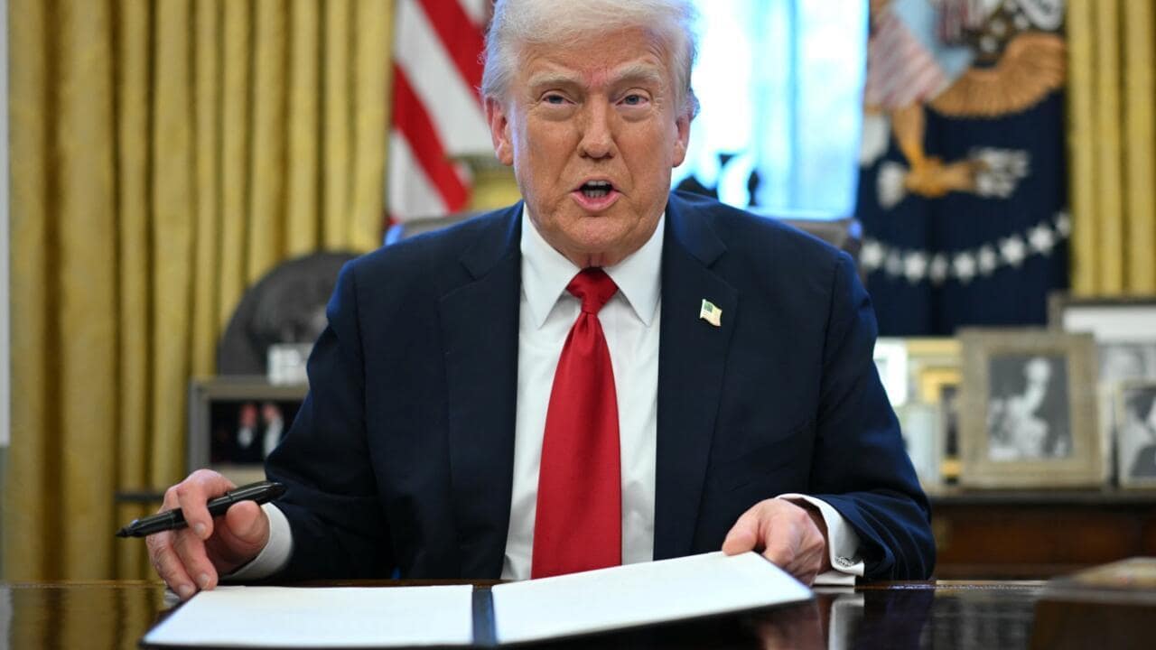 DONALD TRUMP, USA President.